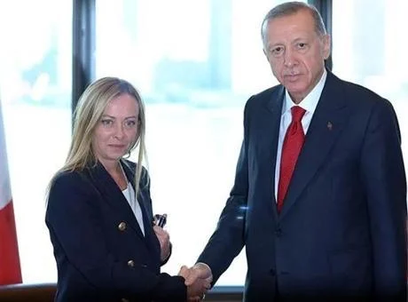 Cumhurbaşkanı Erdoğan İtalya Başbakanı Meloni ile görüştü