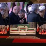 Hamaney’in cenaze töreninden görüntüler! Üst düzey isimler dini liderin tabutu başında gözyaşlarına boğuldu