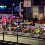 Küçükçekmece’de makas atan sürücü 2 otomobile çarptı; 2 yaralı