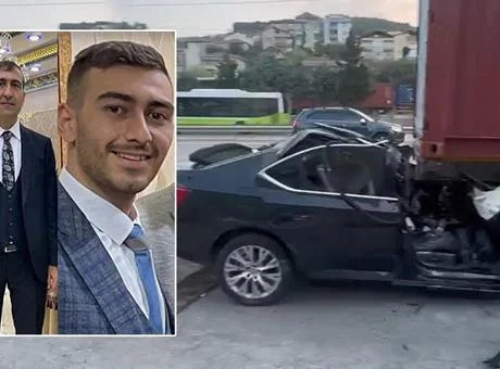 Baba ile oğlunun feci ölümü! Otomobil, TIR’ın altına girdi