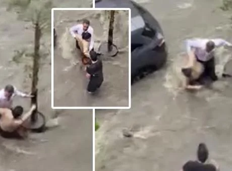 İstanbul’da yağmurda korku dolu anlar! Vatandaşlar son anda yetişti