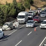 Tekirdağ’da 7 Araçlı Zincirleme Kaza: 1 Yaralı, Trafikte Uzun Kuyruk