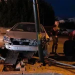 Bursa’da kazadaki yaralıya doktor baba müdahale etti